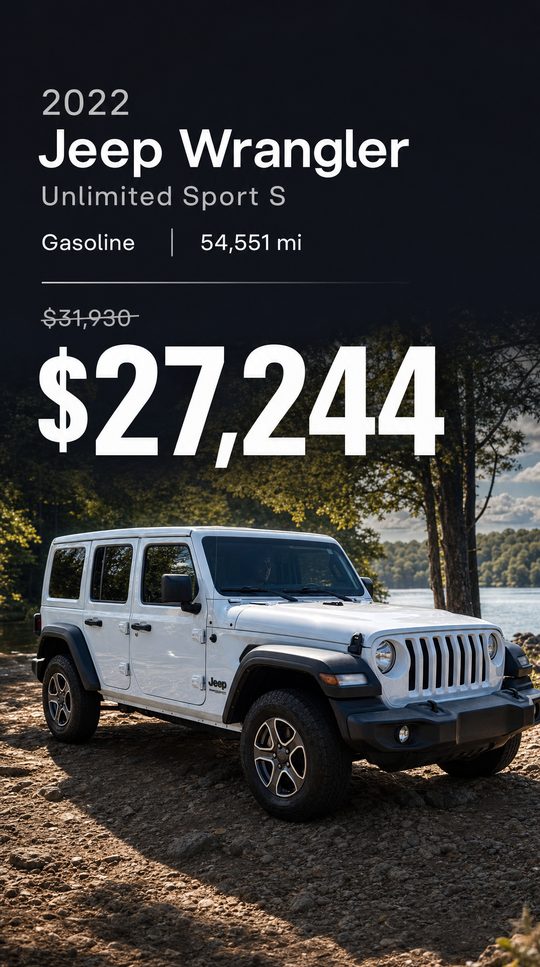 2022 Jeep Wrangler Unlimited Sport S